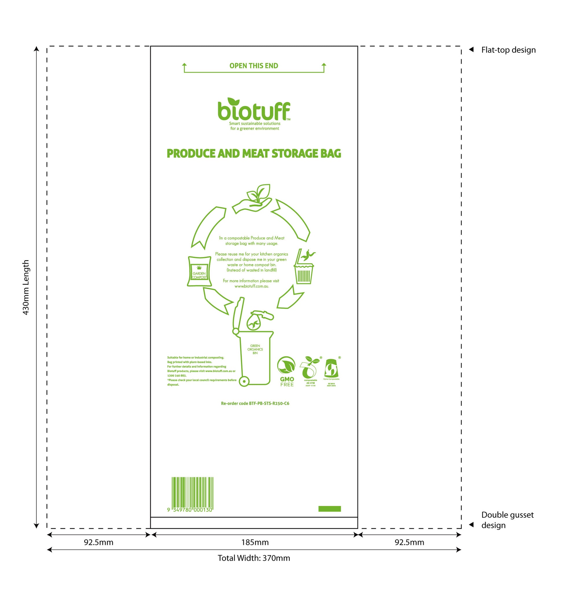 Produce And Meat Storage Bags