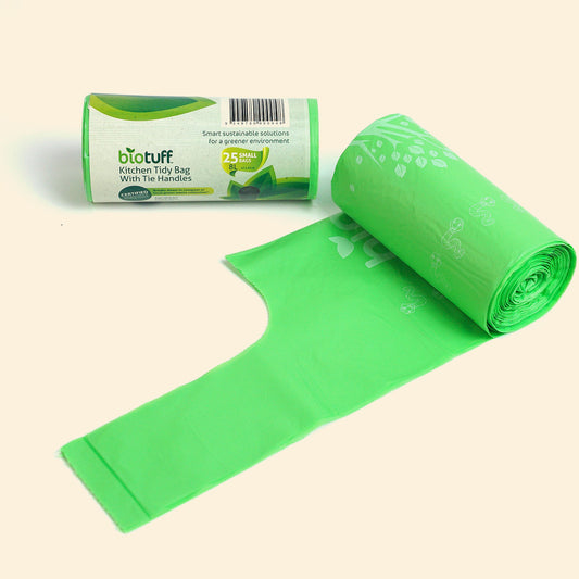 8L Kitchen Tidy Bin Liner with Handles (FOGO Compostable)