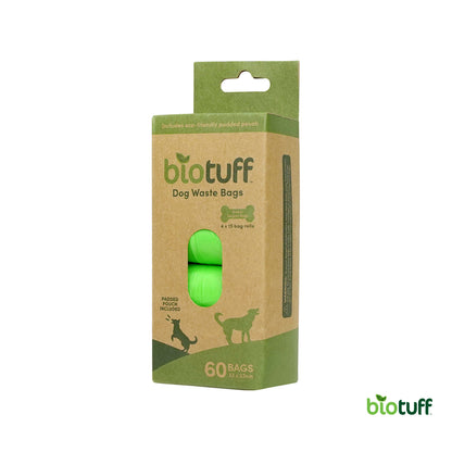 Biotuff Dog Waste Bags Loose Rolls- Carton Of 200 Rolls