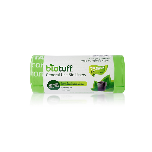 20L Medium General Use Bin Liner (25bags Per Roll) 30 Rolls Per Carton - 750 bags