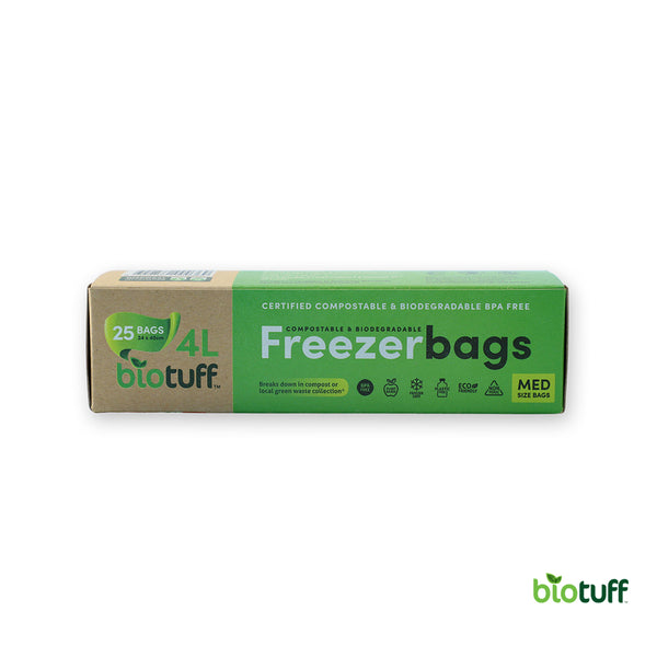 Freezer Bags 4L Medium (25 Bags Per Box) 18 Units Per Carton