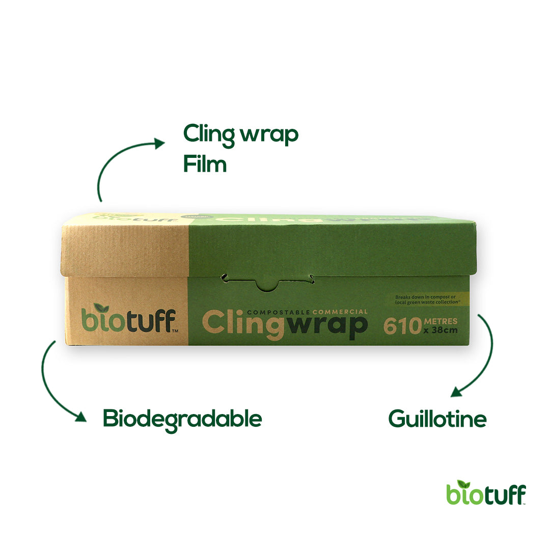 Industrial Transparent Cling Wrap 610 metre length x 38cm width