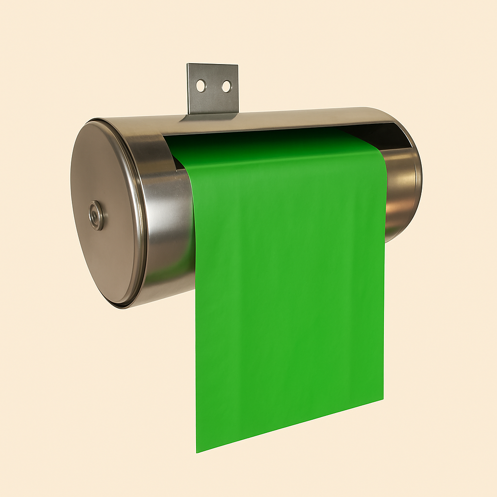 Council Dog Waste Dispenser - Stainless Steel Brushed