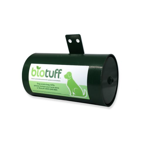 Council Dog Waste dispenser - Mild Steel Powder coated Green