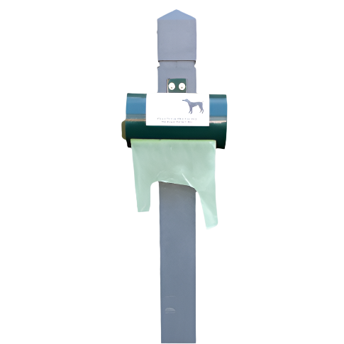 Council Dog Waste dispenser - Mild Steel Powder coated Green