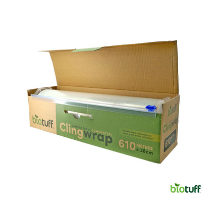Industrial Transparent Cling Wrap 610 metre length x 38cm width - Carton