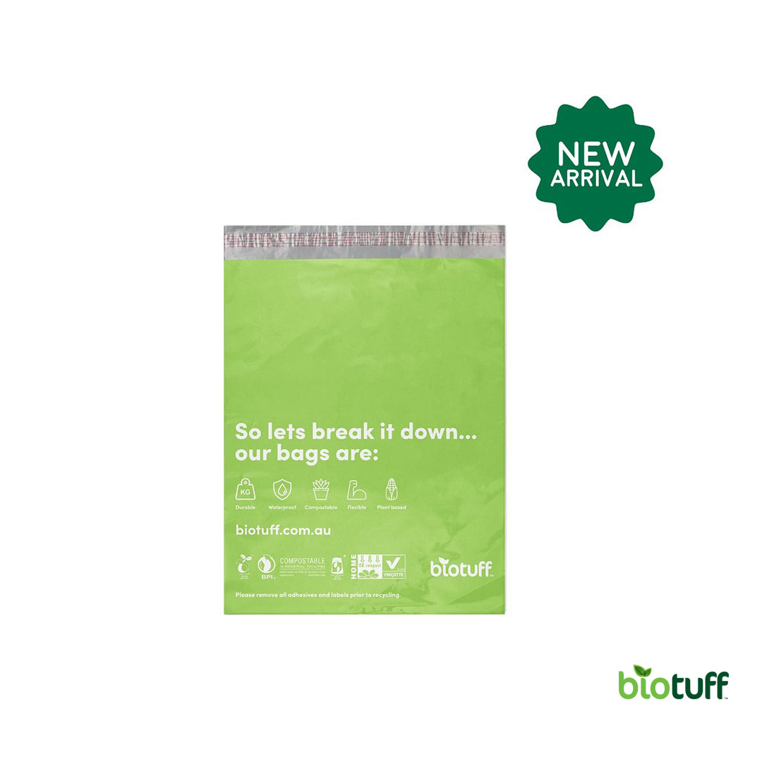 Compostable Satchel Mailer Pack - Medium (100 Satchels) - Carton