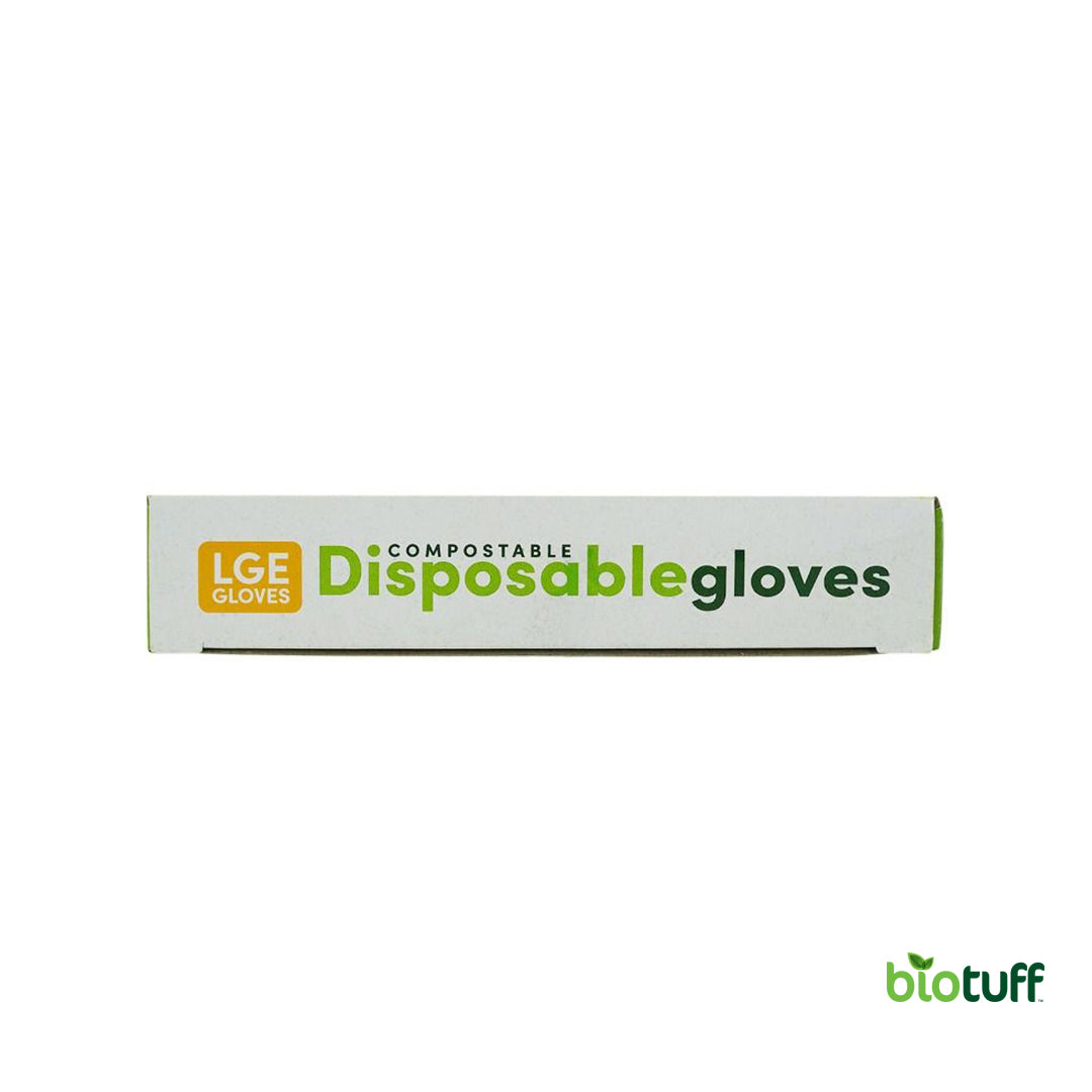 Compostable Disposable Kitchen Gloves-  Large Size