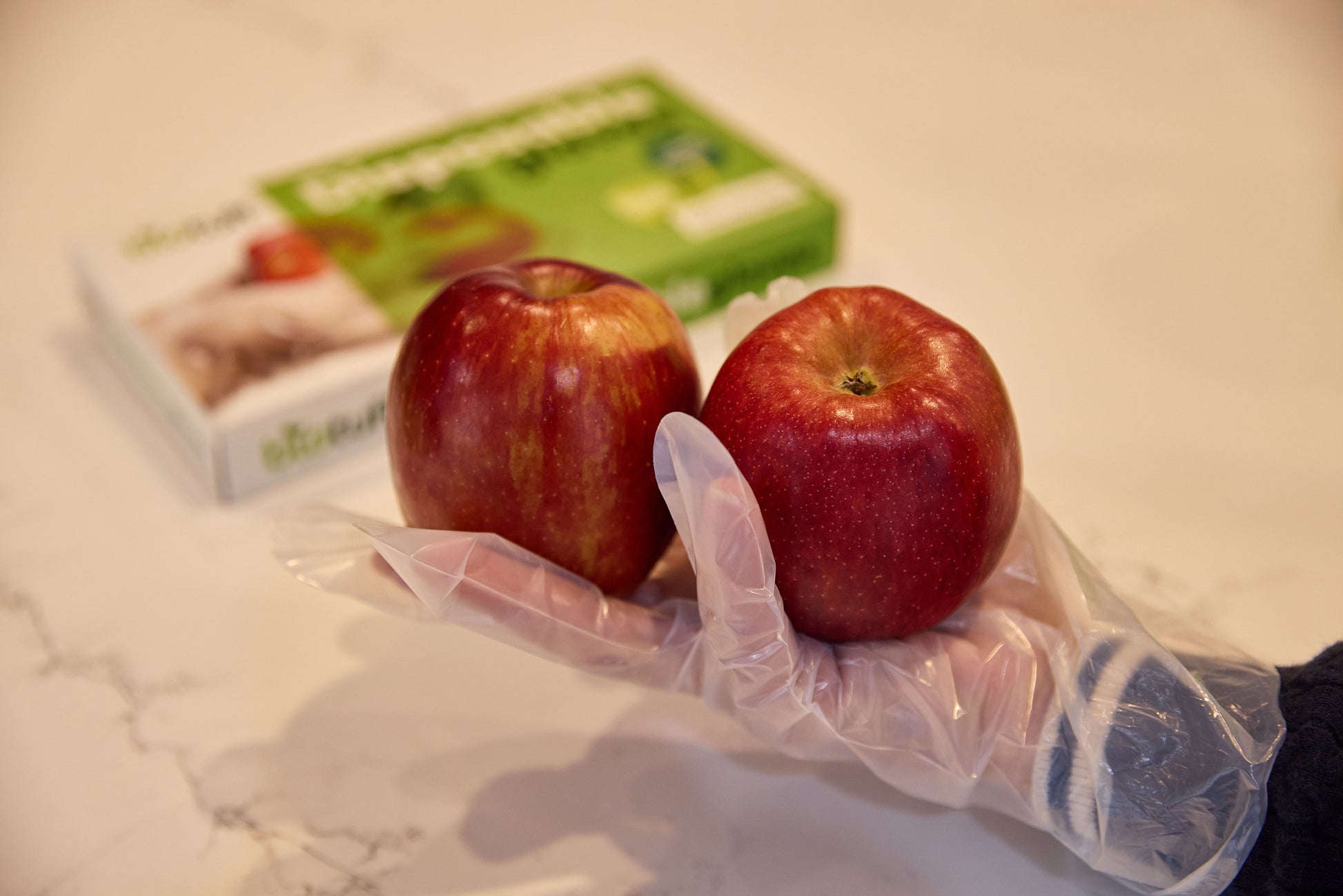 Compostable Disposable Kitchen Gloves-  Large Size