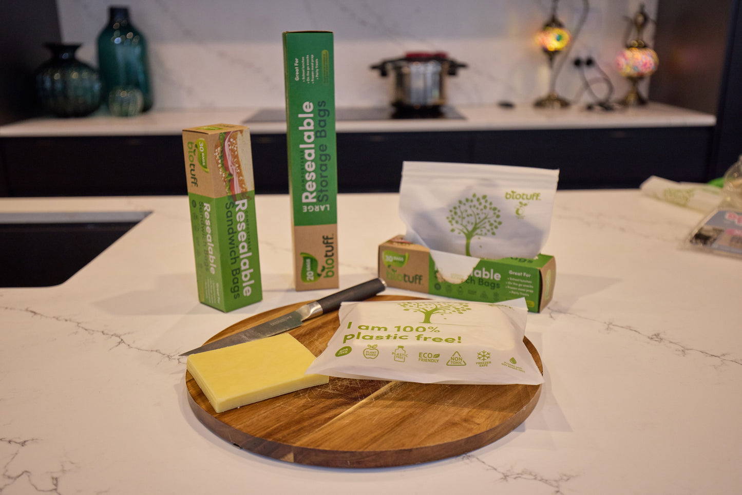 Resealable Sandwich ZipLock Bags- Small Size (18x17cm)