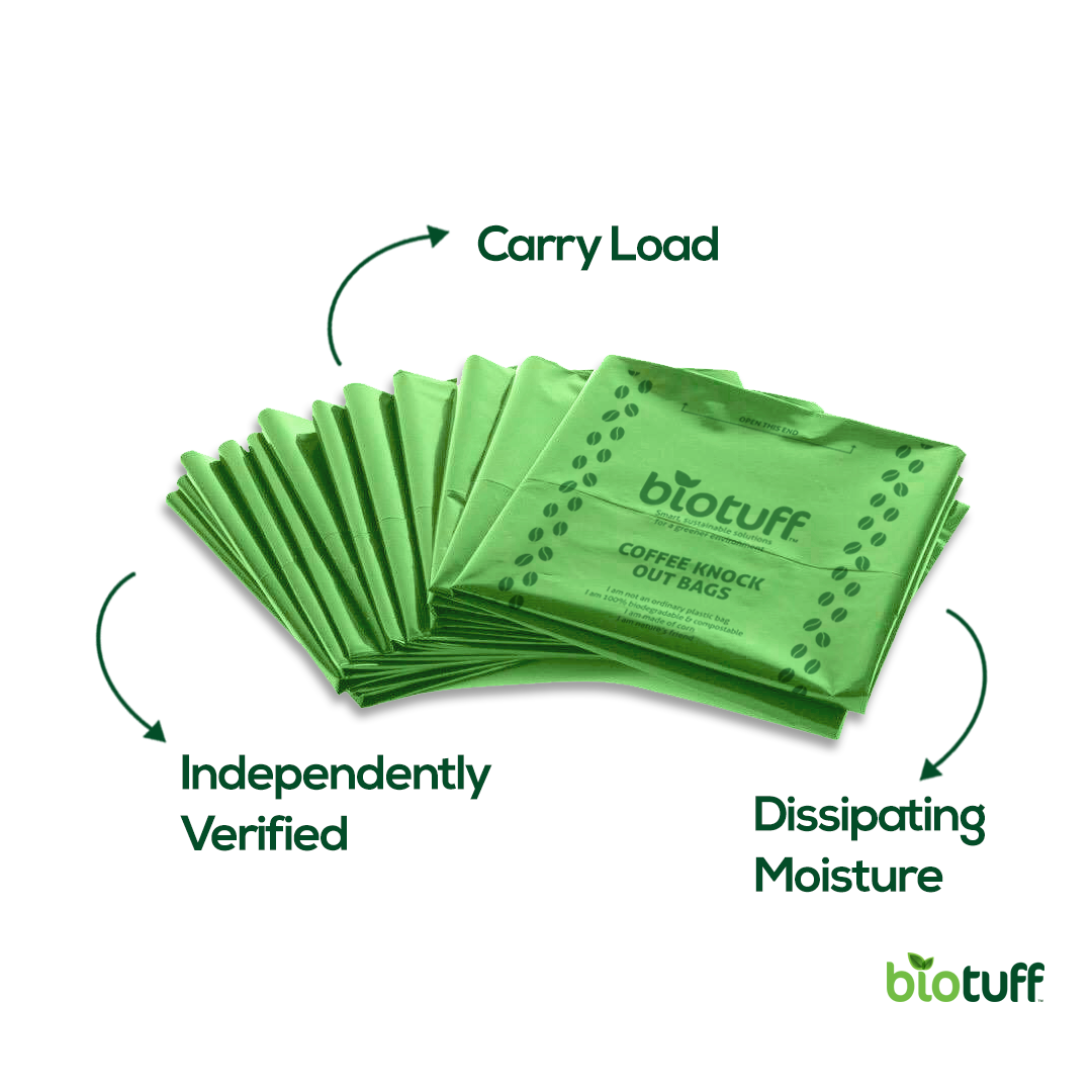 Biotuff Coffee Knock Bags - Carton Of 200 Bags