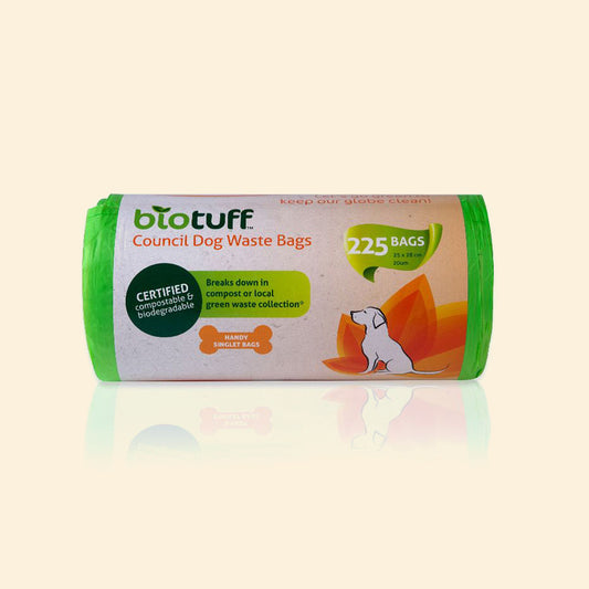 Council Dog Waste Bags (with handles)- 225 Bag Roll