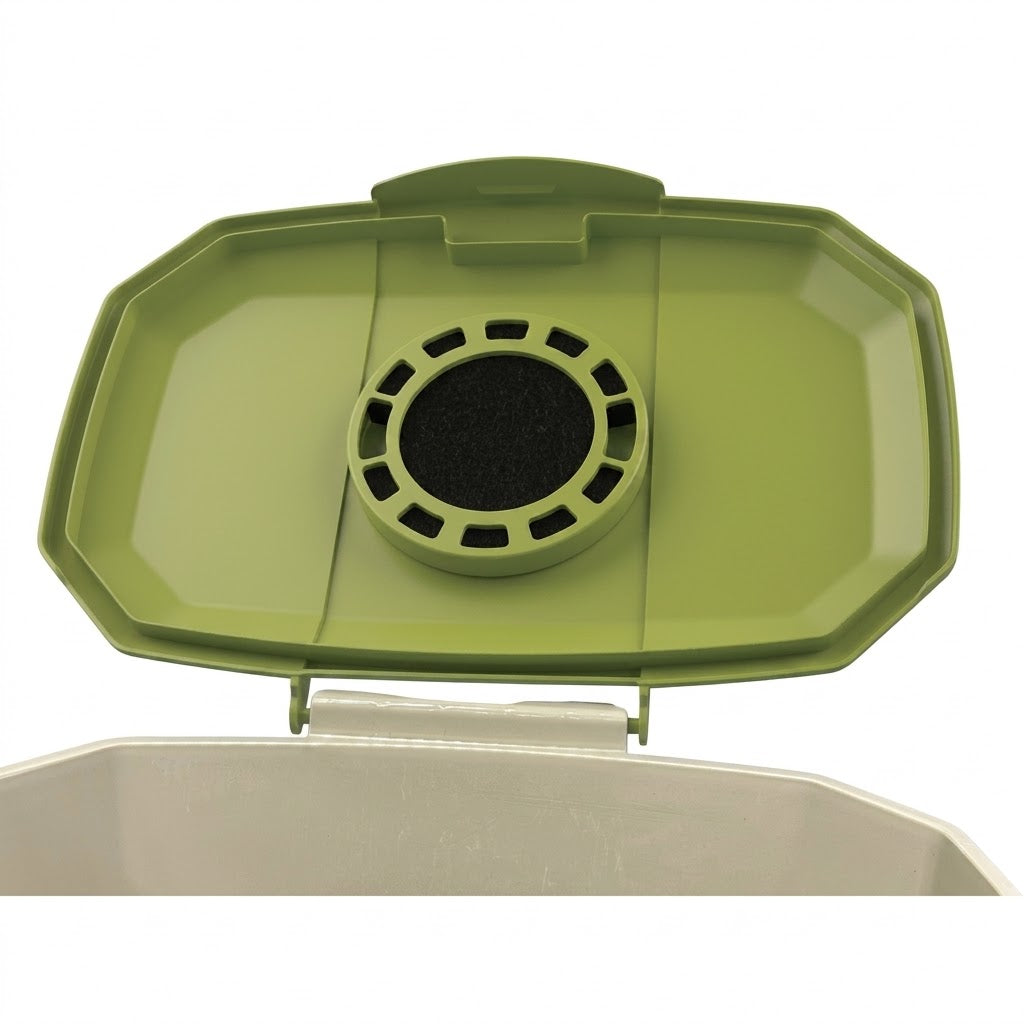 8L Kitchen Caddy/Bin with Charcoal Filter