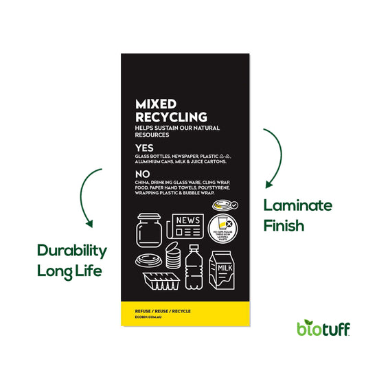 Ecobin Mixed Recycling Poster