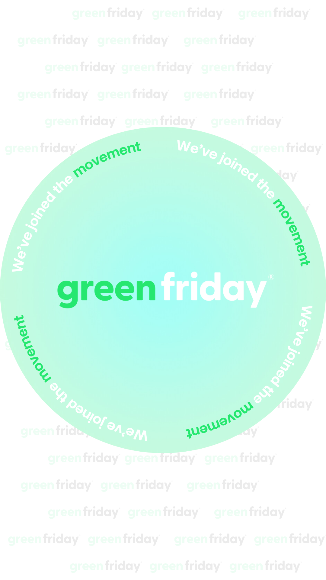 Green Friday - encouraging sustainable shopping habits