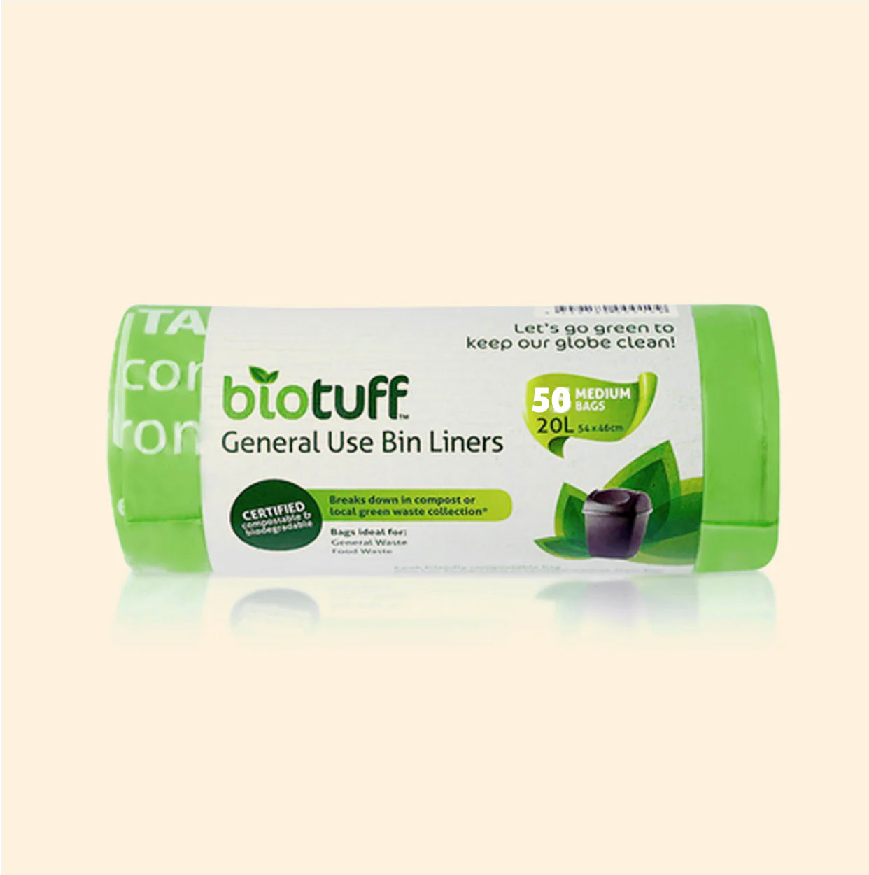 FOGO Bin Liners & Bags Biodegradable Garbage Bags BIOTUFF Biotuff