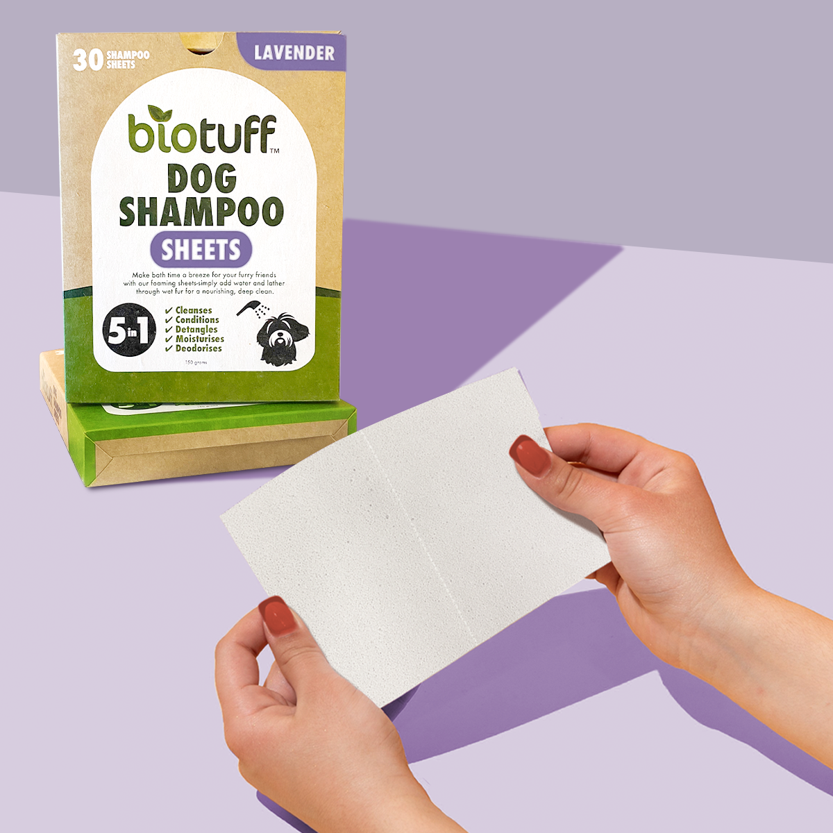 Dog Shampoo Sheets