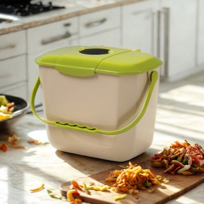8L Kitchen Caddy/Bin with Charcoal Filter