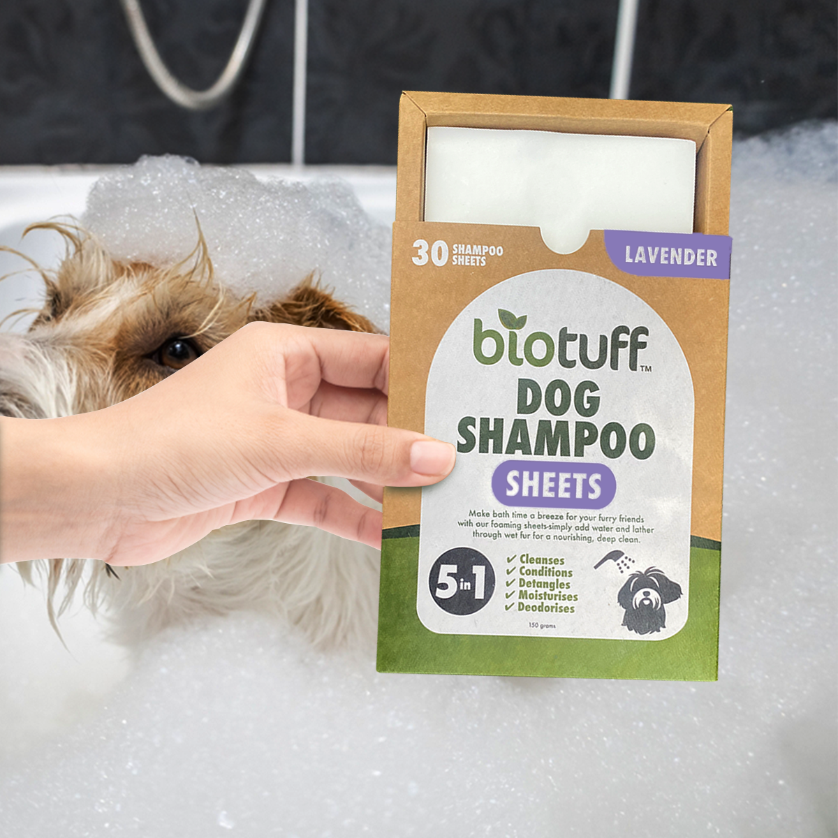 Dog Shampoo Sheets