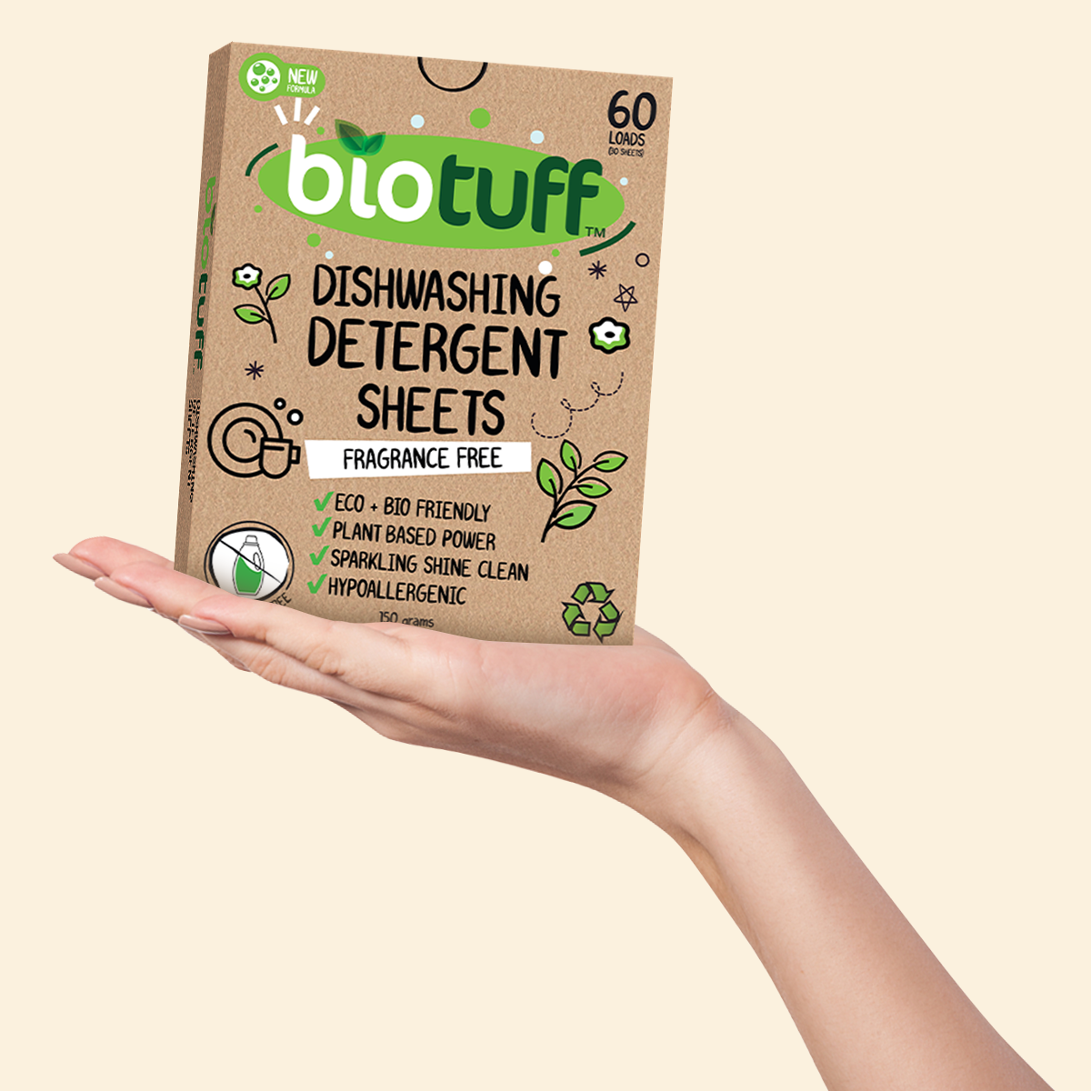 Biotuff Eco Cleaning Sheets – Laundry, Dishwashing & Dog Shampoo 🔥 Now $4.99 – Save 83%