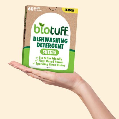 Dishwasher Sheets eco friendly and plant based from Biotuff