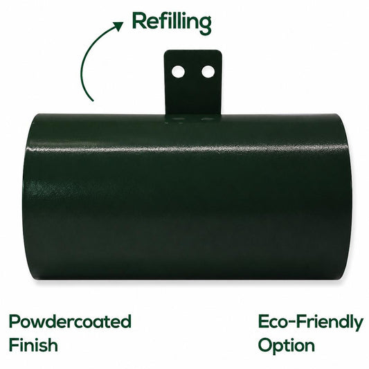 Council Dog Waste dispenser - Mild Steel Powder coated Green