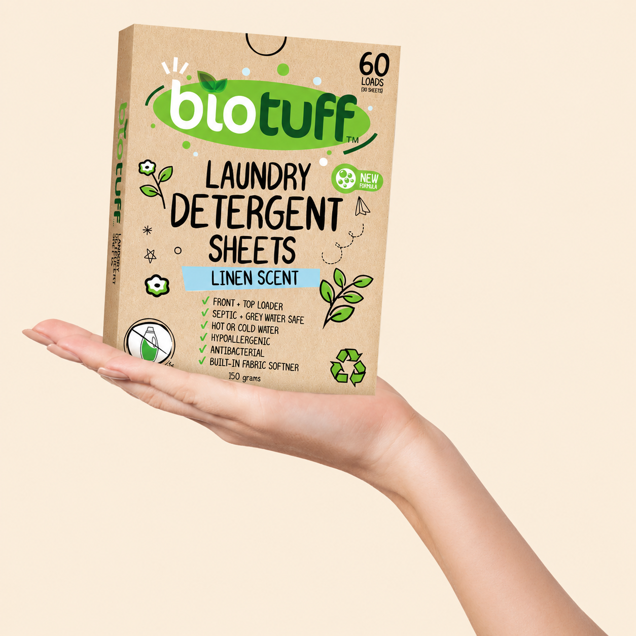 Laundry Detergent Sheets (Eco-Friendly)