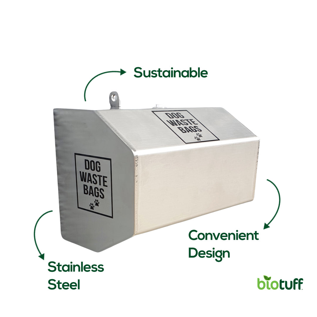 Council Dog Waste dispensers - Stainless Steel
