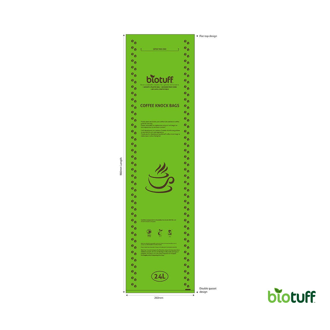 Biotuff Coffee Knock Bags - Carton Of 200 Bags