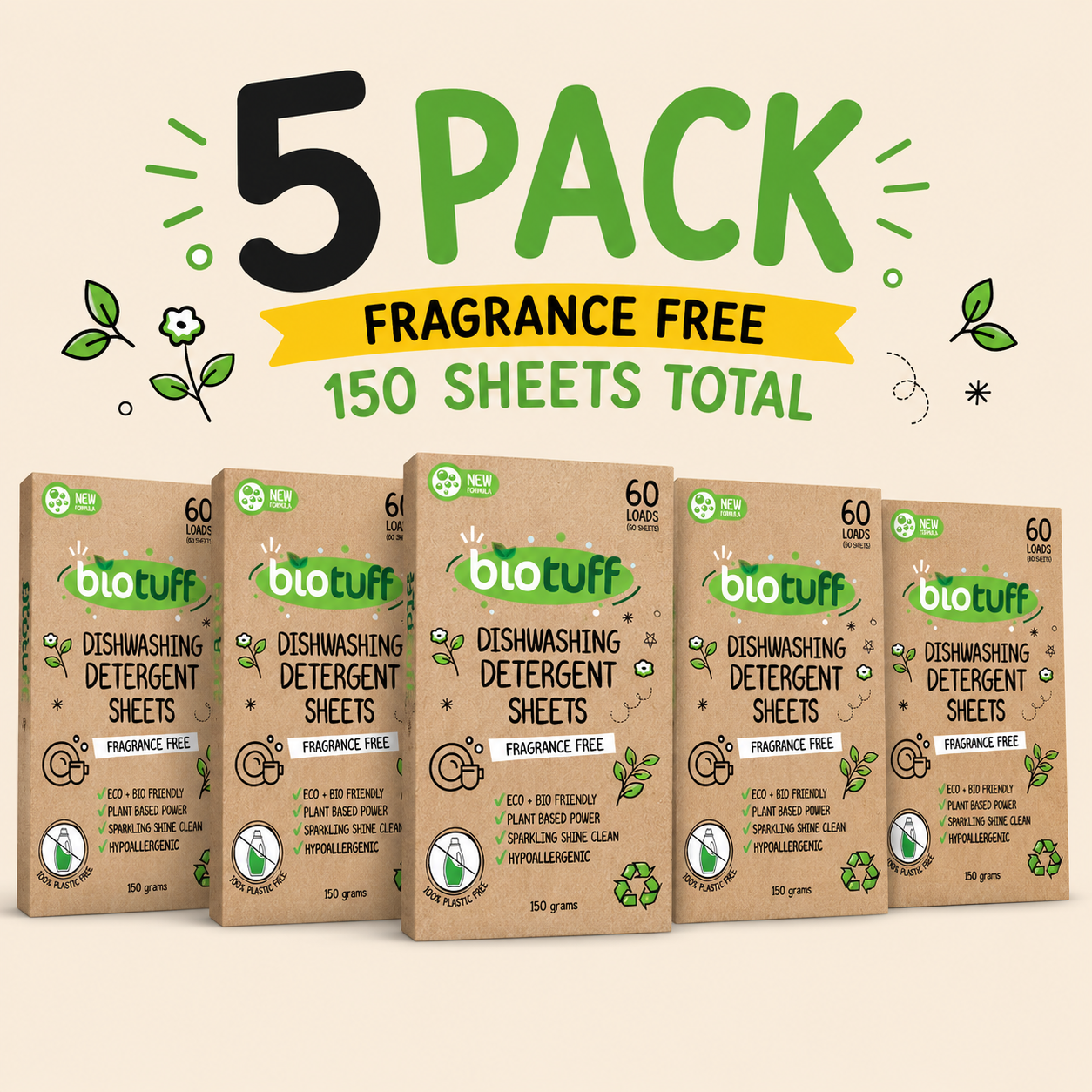 Dishwasher Detergent Sheets
