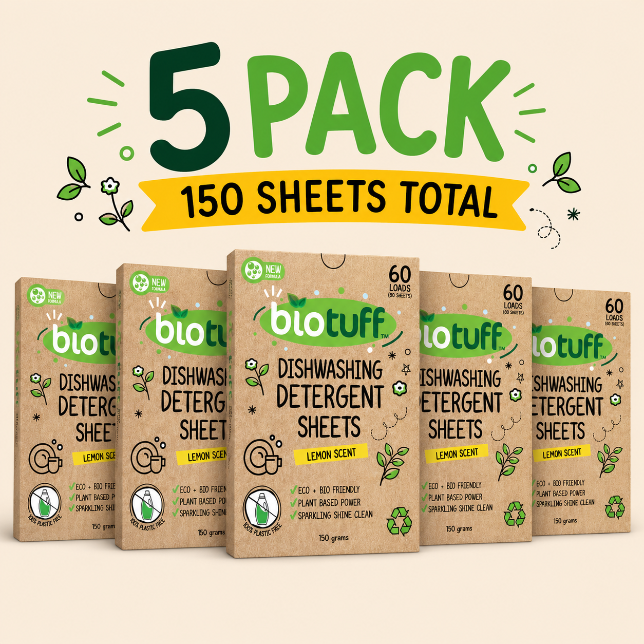 Dishwasher Detergent Sheets