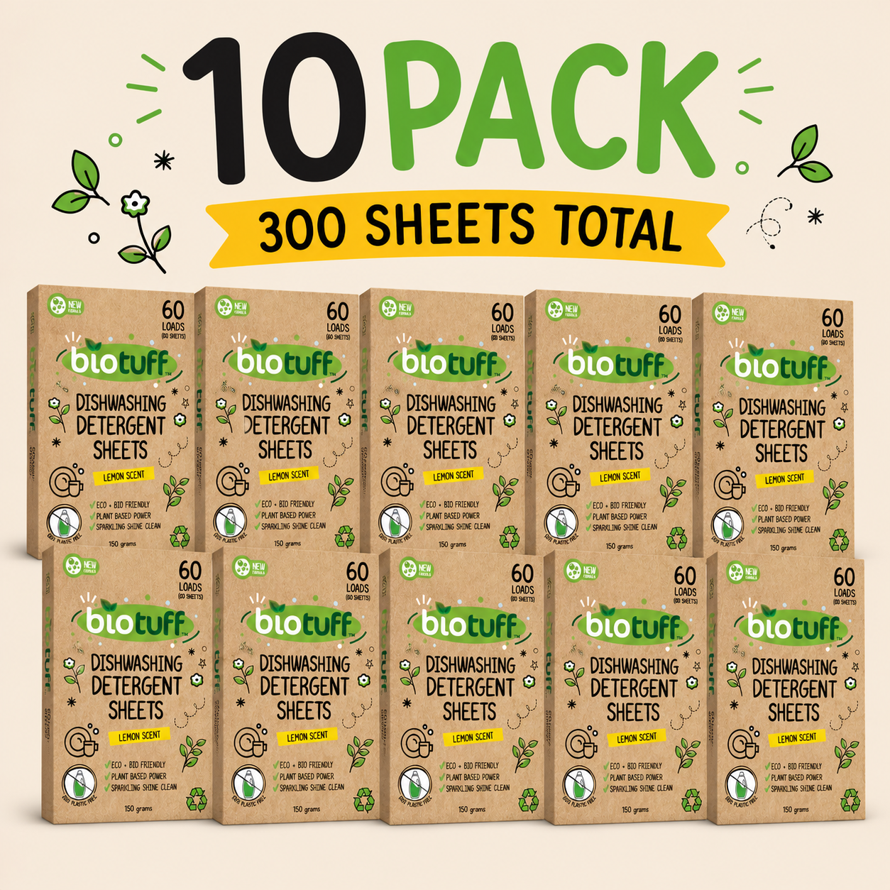 Dishwasher Detergent Sheets