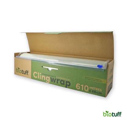 Industrial Transparent Cling wrap 610 metre length x 46cm width - Carton