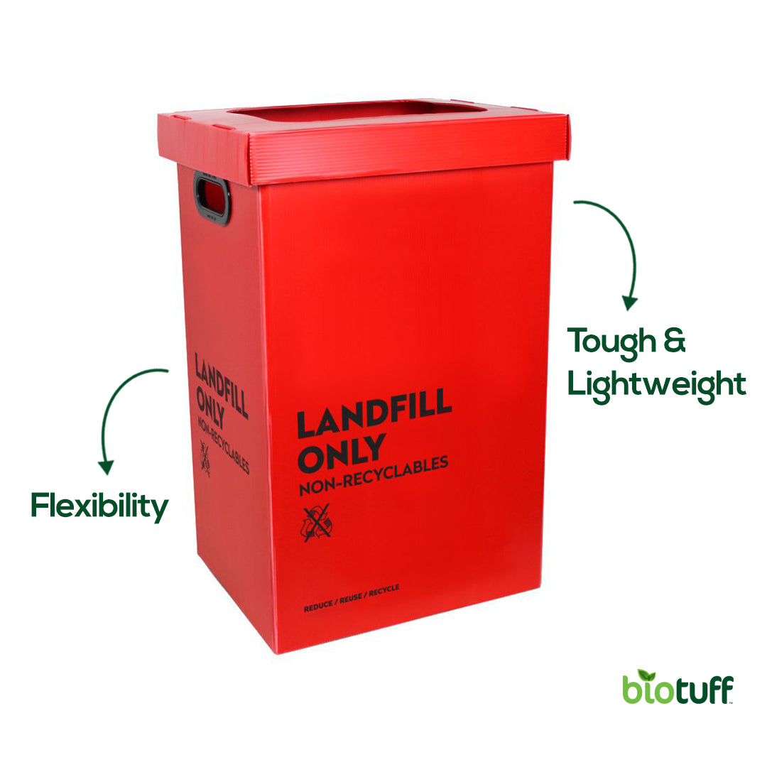 Landfill Office Waste Bin – 60 Litre