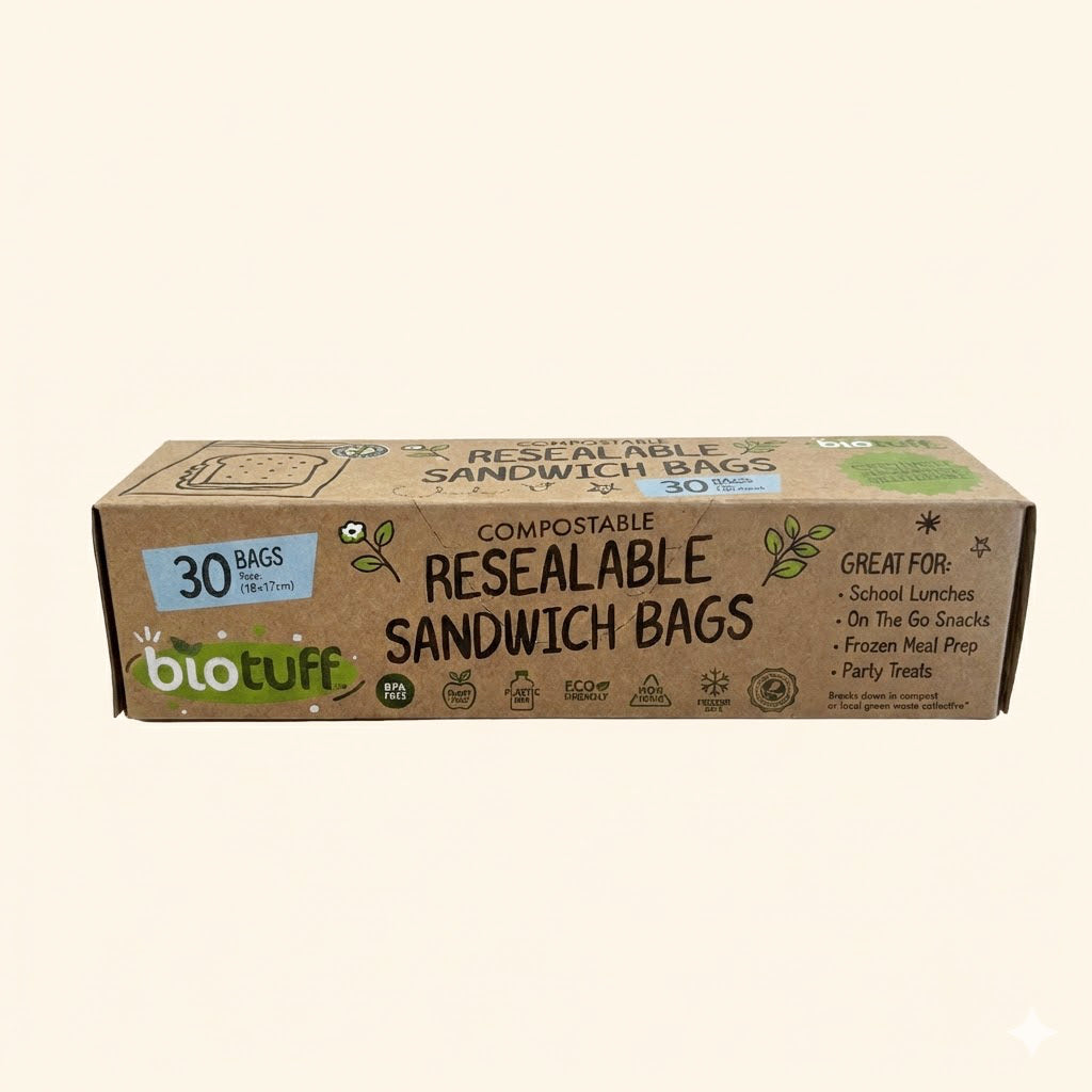 Resealable Sandwich ZipLock Bags- Small Size (18x17cm)