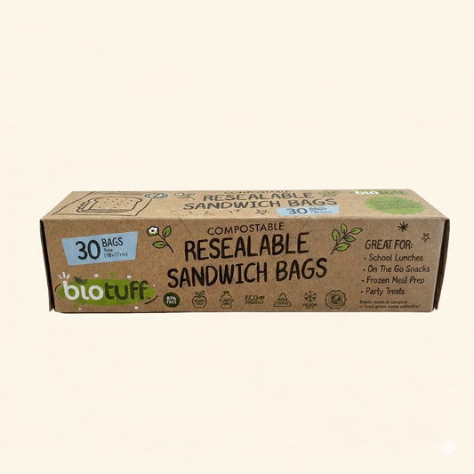 Resealable Sandwich ZipLock Bags- Small Size (18x17cm)