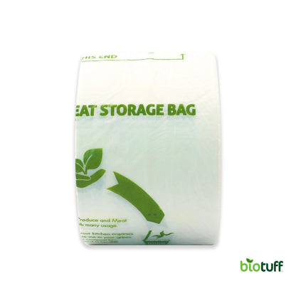 Produce Semi Transparent Bag WIth Star Seal Gusset - 250 Bags Per Roll - 6 Rolls Per Carton - 1500 BagsCarton