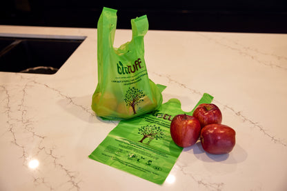 Biodegradable Large Singlet Retail Bags 15L Capacity - 100 Bags