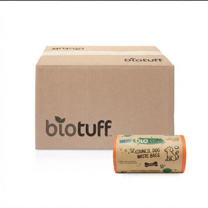 Council Dog Waste Bags (with handles)- 335 Bag Roll