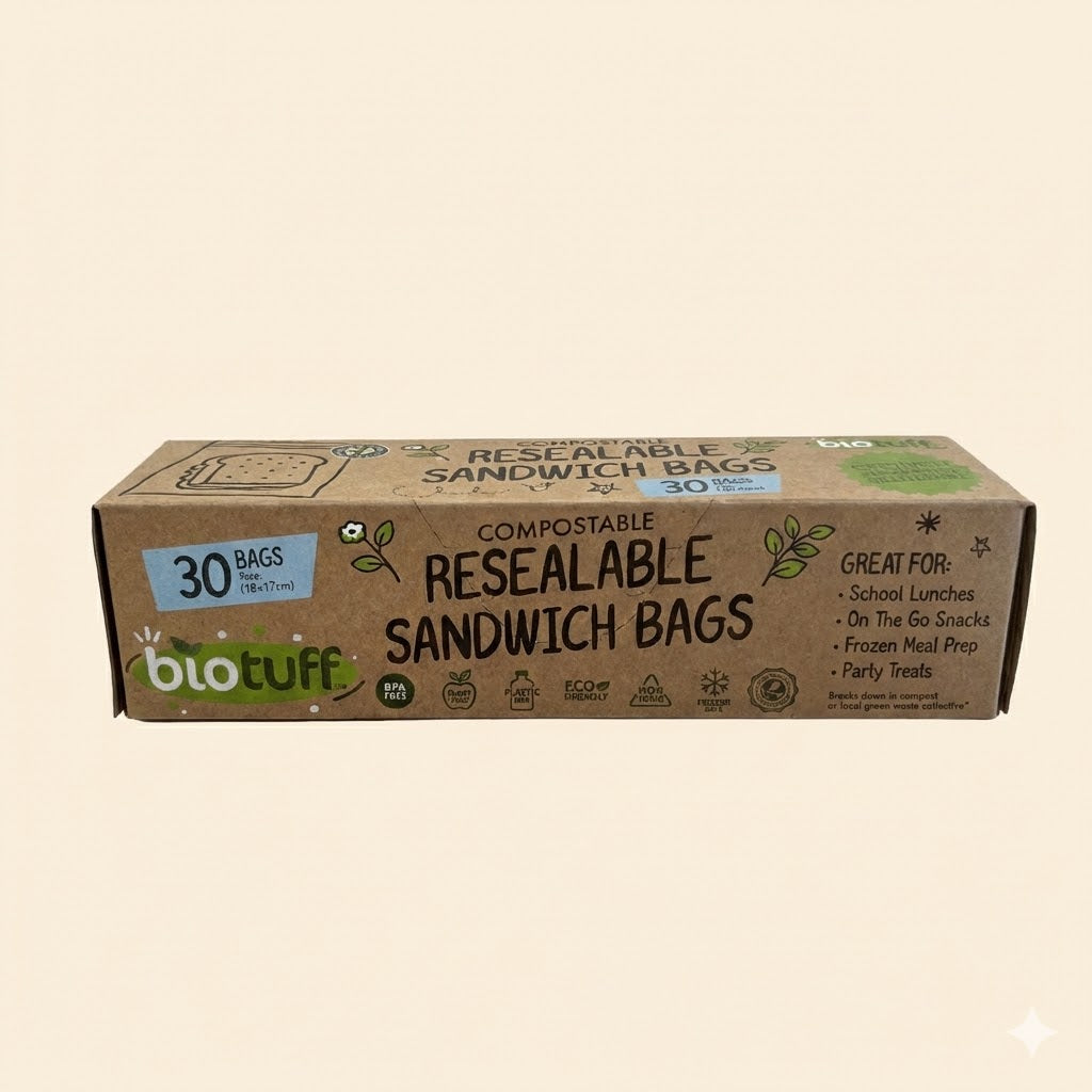 Resealable Sandwich ZipLock Bags- Small Size (18x17cm)