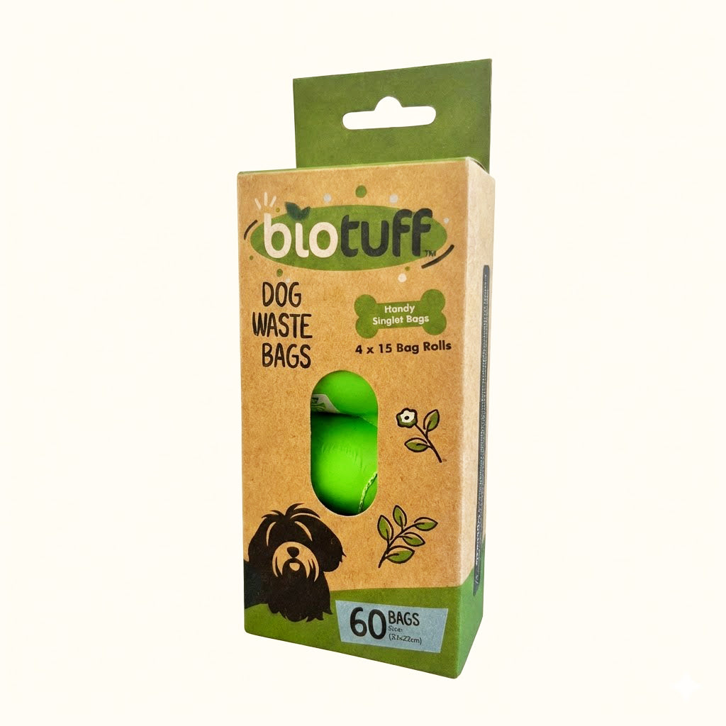 Dog Waste Refill Bags (4 Pack - 60 bags)